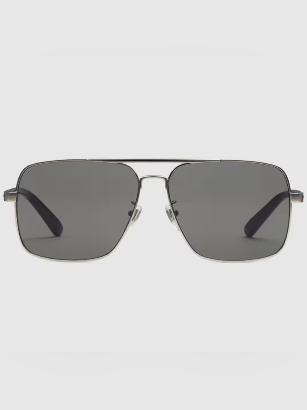 Authentic GUCCI Black/ silver Aviators